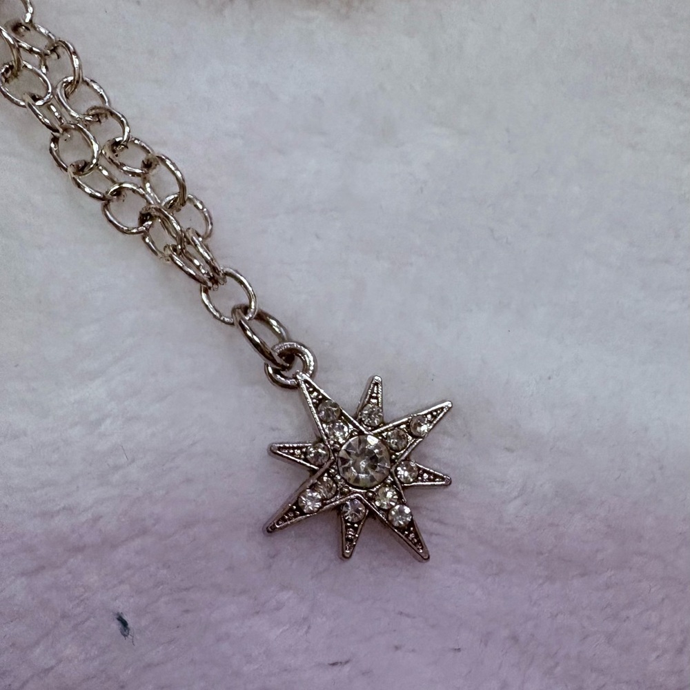Silver Star Pendant Necklace